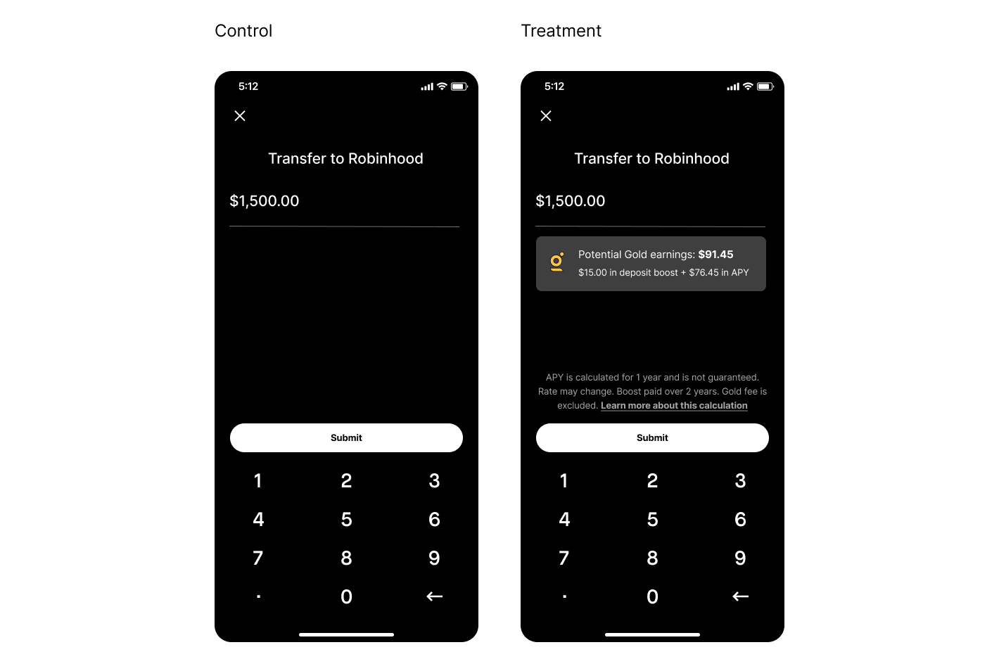 Gold earnings calculator for Gold members