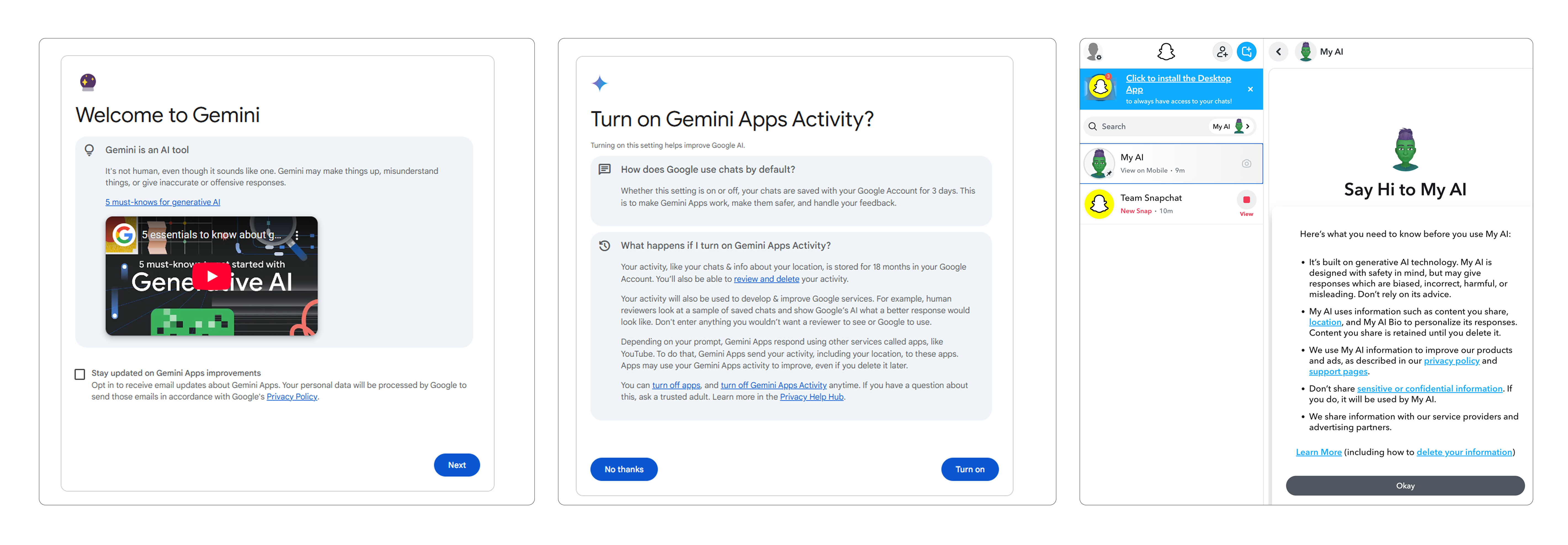Some competitors we looked at for U18 onboarding